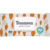 Fragrance-free baby wipes made from natural ingredients and plant fiber, safe for sensitive skin and eco-friendly.