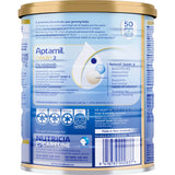 Aptamil Gold+2 Pronutra Biotik Baby Follow-on Formula designed for 6-12 months, enriched with prebiotics and probiotics.