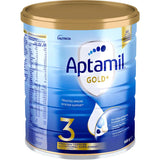 Aptamil Gold+3 Pronutra Biotik: Nutritional supplement with vitamins, minerals, and probiotics for toddler growth and immune support.