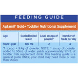 Aptamil Gold+3 Pronutra Biotik toddler supplement with essential vitamins for growth, immune support, and bone health.