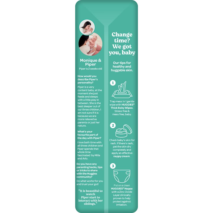 Huggies Newborn Nappies Boys & Girls Size 1 Up To 5kg Bulk pack 54pack