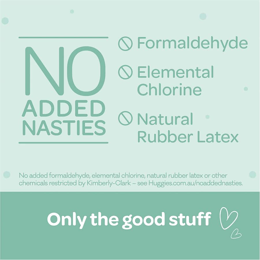 Huggies Newborn Nappies for boys and girls, size 1, offering exceptional comfort, protection, and wetness indicators for up to 5kg.