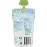 Baby food pouch featuring a fruity blend of pear, banana, and mango for nutritious, flavorful mealtimes.