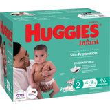 Huggies Infant Nappies Size 2 (4-8kg) Jumbo pack 96pack