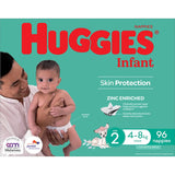 Huggies Infant Nappies Size 2 (4-8kg) Jumbo pack 96pack