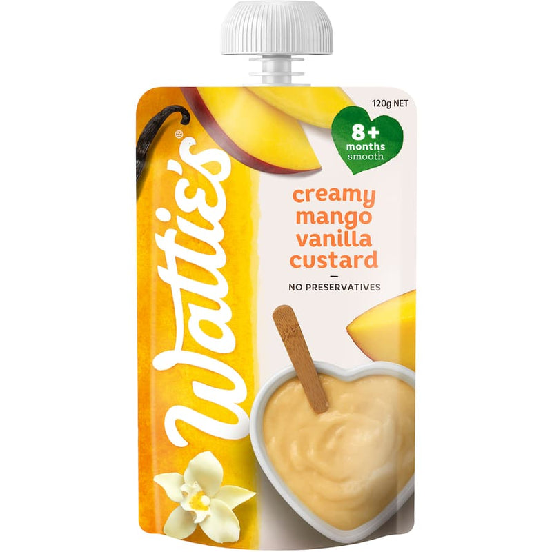 Wattie's Baby Food 8+ Months Mango Vanilla Custard