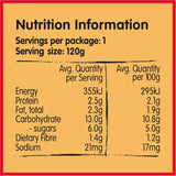 Creamy apple porridge in a portable pouch for babies 6 months+, made with oats and milk, free from additives and sugar.