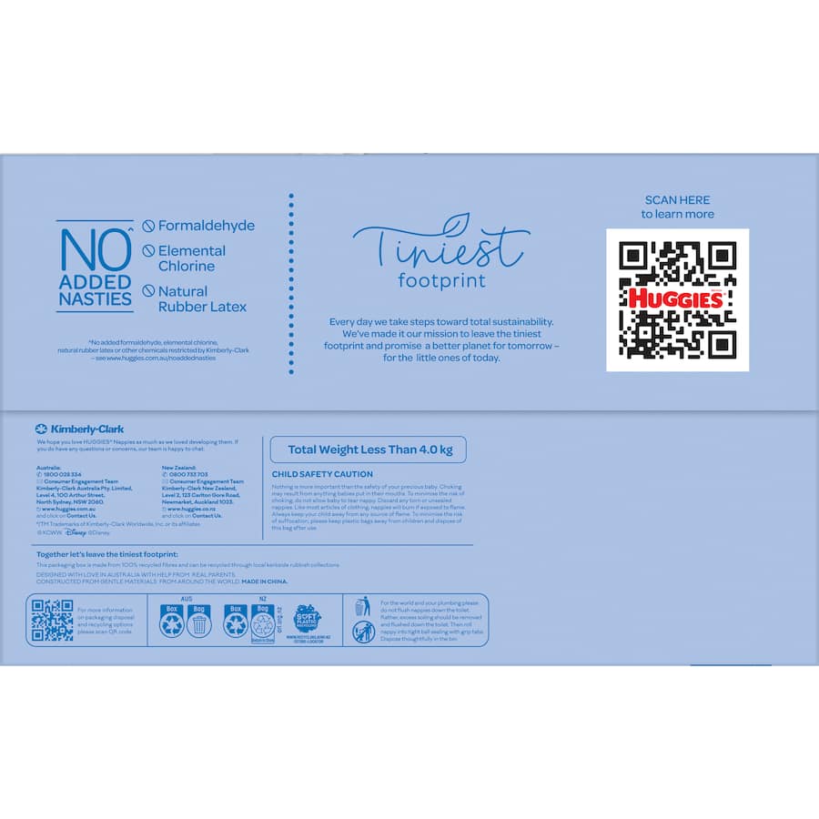 Huggies Ultra Dry Nappies Boys Size 3 (6-11kg) Jumbo pack 90pack