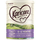 Karicare 2 Baby Follow-on Formula, designed for 6-12 months, supports growth with essential nutrients and DHA for development.