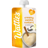 Creamy Vanilla Custard for babies 6+ months, made with wholesome ingredients and no artificial additives. Ideal for snacks or dessert.