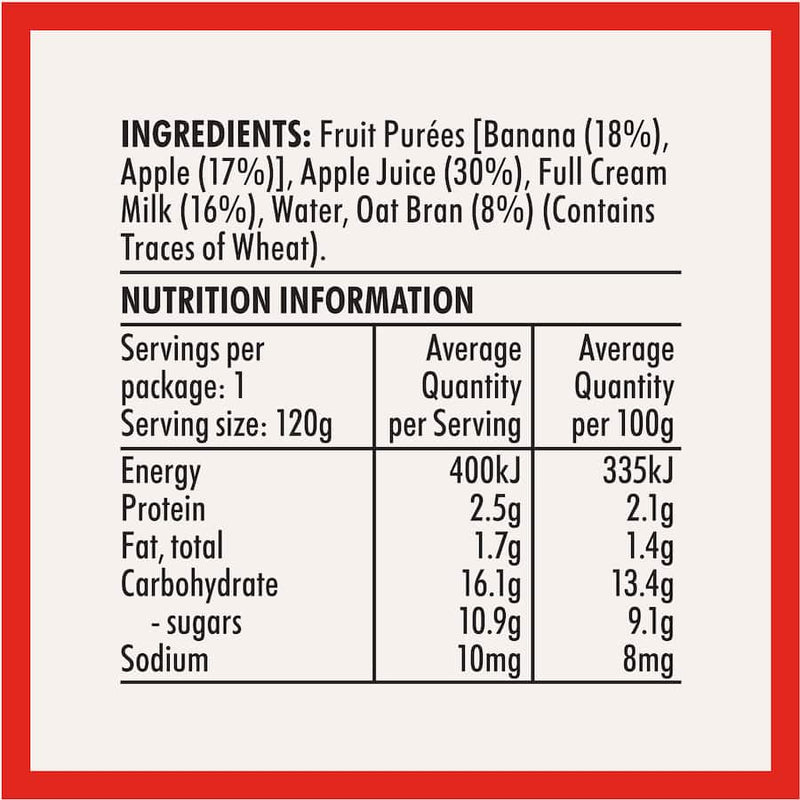 Wattie's Baby Food 6+ Months Banana & Apple Porridge