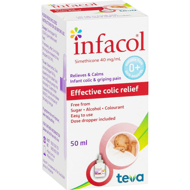 Infacol Effective Colic Relief for infants, soothing colic symptoms and gas for a happier, more comfortable baby.