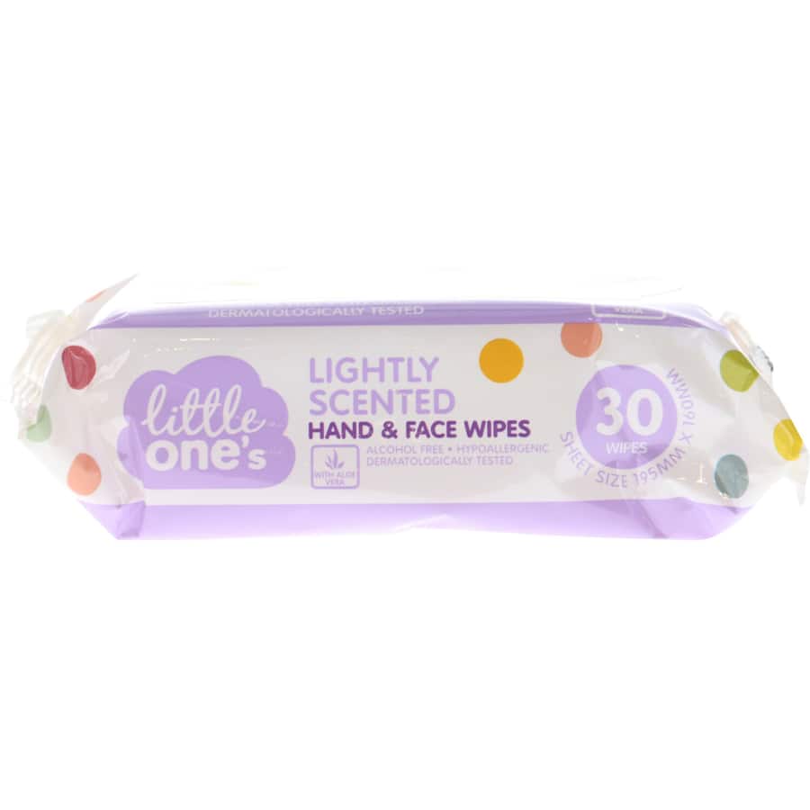 Hypoallergenic baby wipes for hands and face, gentle and moisturizing for sensitive skin, ideal for on-the-go cleanups.