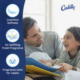 Cuddly Fabric Softener Conditioner 1L in Sunshine Fresh scent, enhancing softness and freshness for delightful laundry care.