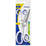 Korbond Soft Touch Handle Scissors in 13cm and 22cm, featuring ergonomic grips and sharp stainless steel blades for precision cutting.
