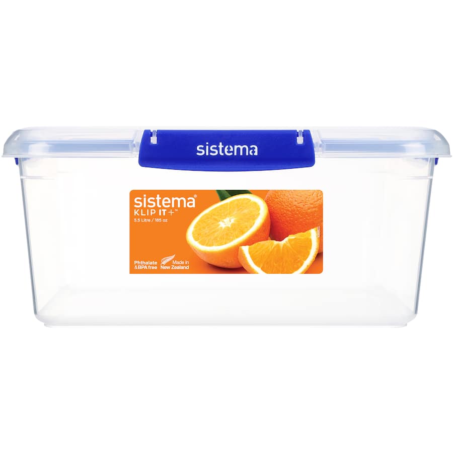 Sistema Klip It Plus Container Square 5.5L