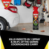 Mortein Powerguard insect spray features eucalyptus scent, effectively eliminates various pests and germs in one spray.
