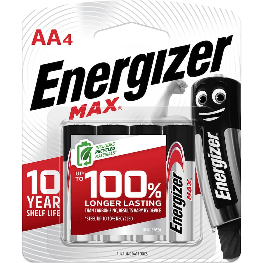Energizer Max Aa Battery  4pack