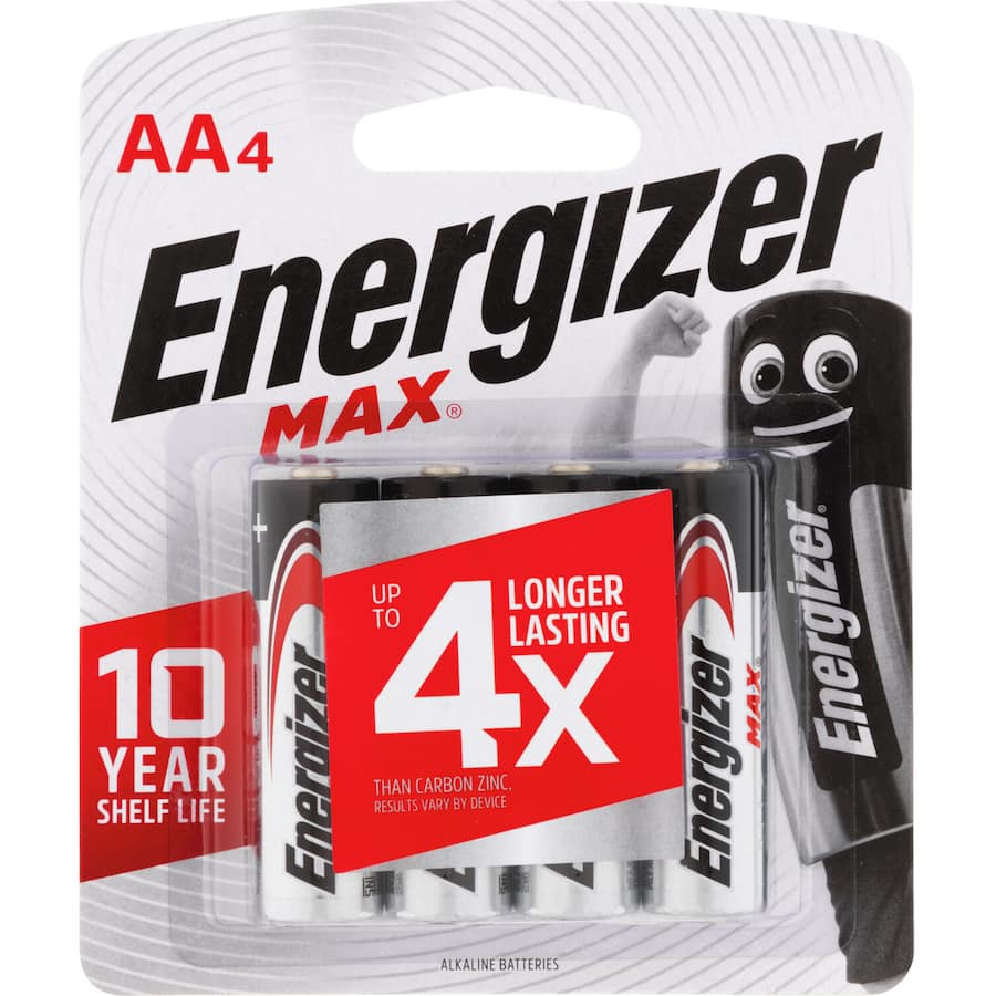 Energizer Max Aa Battery  4pack