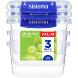 Sistema Klip It Plus 400ml Rectangle Container with leak-proof seal for efficient food storage and freshness in any kitchen.