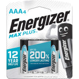 Energizer Max Plus Aaa Battery  4pack