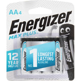 Energizer Max Plus Aa Battery  4pack