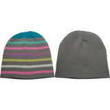 Toasty Kids Reversible Beanie Knitted 8-12 Years Assorted Each