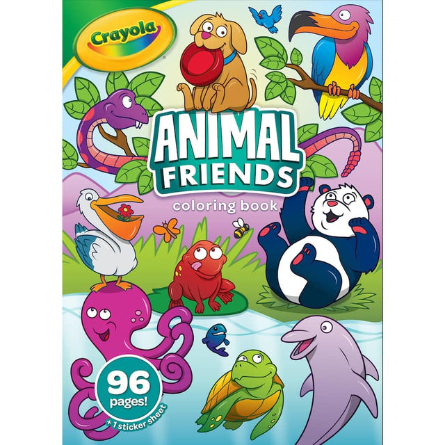 Coloring book featuring adorable animal illustrations, perfect for inspiring creativity in kids and enhancing fine motor skills.