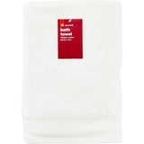 Luxurious Essentials Bath Towel in white or charcoal, made of 100% cotton for softness, absorbency, and modern style.