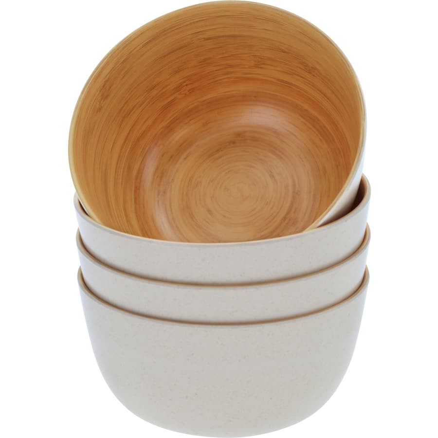 Eco Warrior Bamboo Bowls  4pack