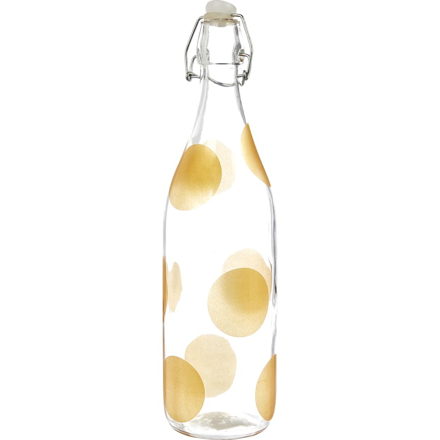 Food Guru Water Bottle Glass 1L