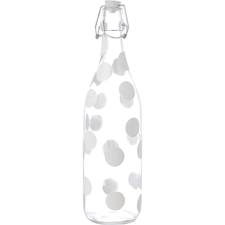 Food Guru Water Bottle Glass 1L