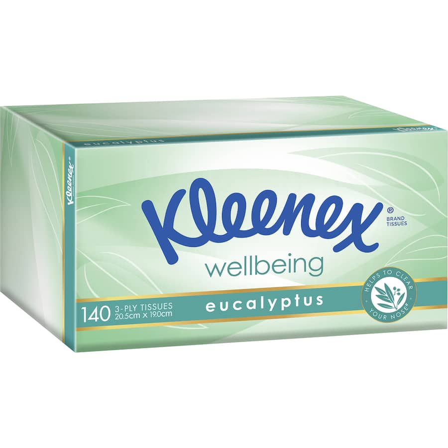 Kleenex Tissues Eucalyptus Box 140pack