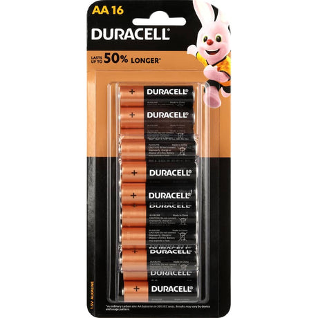 Duracell AA Coppertop batteries, known for long-lasting power and reliability, ideal for high-drain devices and emergency use.