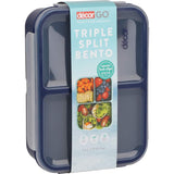 Decor Go Bento Lunch Box Triple Split: versatile, spacious lunchbox with triple compartments, leak-proof, BPA-free, ideal for meal prep.