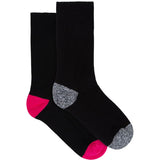 Underworks Ladies Socks Crew Size 5-8 2ea