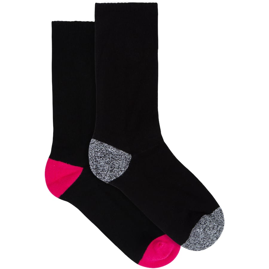 Uw Ladies Socks Crew Size 9-11 2pack