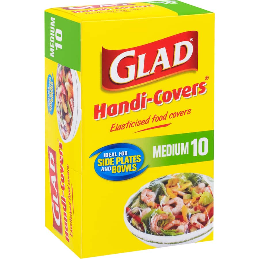 Glad Handi Covers Elastic Food Cover Medium 10pack