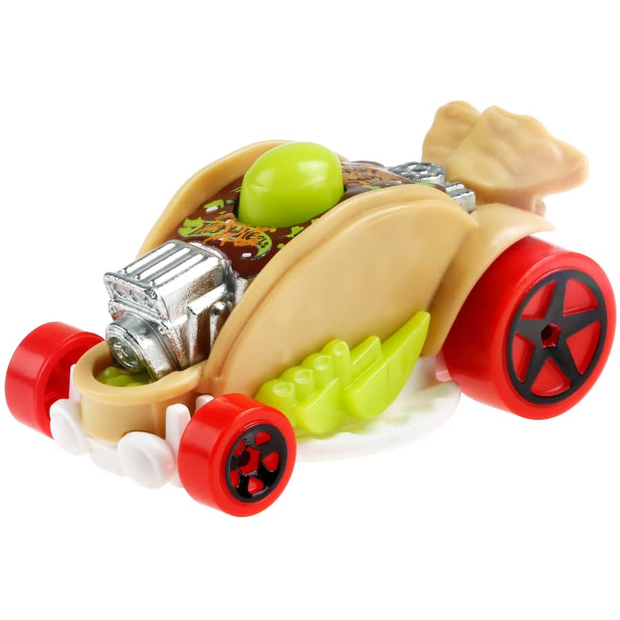 Assorted Hot Wheels die-cast vehicles in vibrant colors and realistic designs, perfect for kids and collectors to enjoy.
