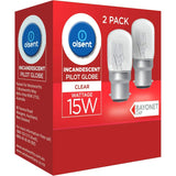 Olsent 15W clear pilot light bulb with T28 bayonet fitting, perfect for brightening homes and offices with energy efficiency.