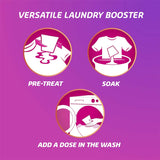 Vanish Napisan Oxi Action Stain Remover Powder, color-safe, effectively tackles tough stains on all fabric types.