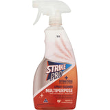 Strike Pro Multipurpose Cleaner Antibacterial bottle for sparkling, germ-free surfaces with eco-friendly, powerful cleaning properties.