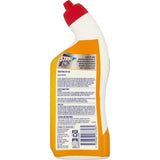 Lemon-scented bleach gel toilet cleaner combats stains and germs for a sparkling, odor-free bathroom.