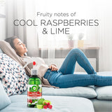 Air Wick Odour Neutralising Air Spray in Cool Raspberries & Lime freshens your home with fruity scents, tackling bad odors safely.