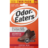 Odor Eaters insoles twin pack designed for everyday shoes, offering odor control and moisture absorption for all-day comfort.