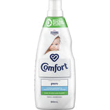 Comfort Fabric Softener Conditioner Pure White in eco-friendly packaging, offering hypoallergenic softness and long-lasting freshness.
