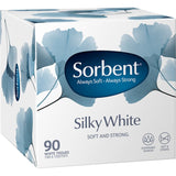 Sorbent Facial Tissues White 90pack
