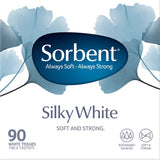 Sorbent Facial Tissues White 90pack