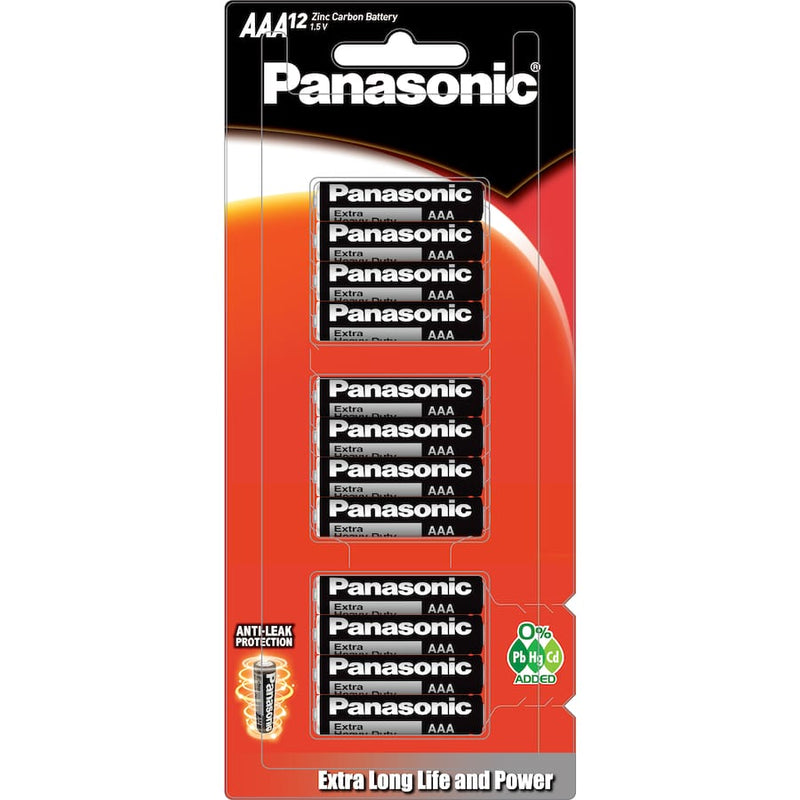 Panasonic Aaa Battery Extra Heavy Duty