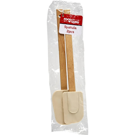 Food Guru Spatula in vibrant silicone with ergonomic grip; ideal for flipping, scraping, and safe for non-stick cookware.